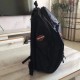 Harley-Davidson Rucksack Schwarz zweite Seitenansicht mit Reissverschlüssen