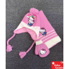 Ensemble hiver Hello Kitty pour fille avec bonnet écharpe et gants