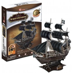 Puzzle 3D Piratenschiff Schiff Queen Anne's Revenge Kinder Montage Konstruktor Spielzeug Kit