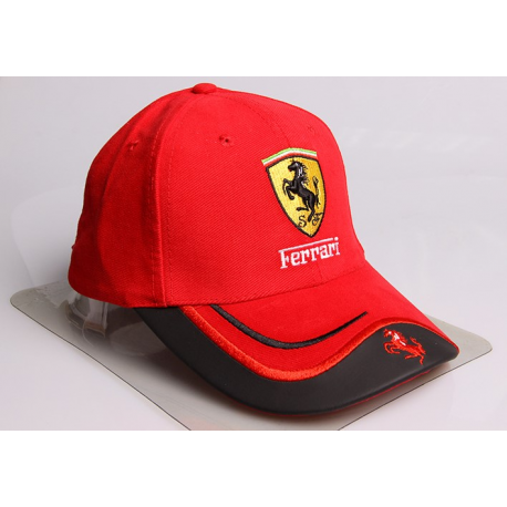 Ferrari Cap Mütze Kappe Rot Baseball Auto Fan Zubehör Accessoire