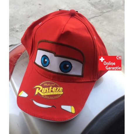 Disney Cars Lightning McQueen Kinder Junge Boy Cap Kappe Mütze Auto Accessoire