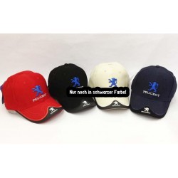 Peugeot Cap Mütze Kappe Auto Fan Artikel Accessoire Schwarz