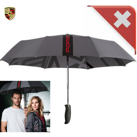 Porsche Regenschirm Taschenschirm Racing Auto Fan Zubehör Fanartikel Accessoire