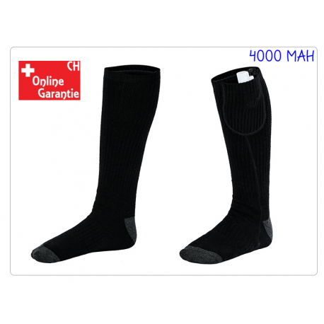 Beheizbare Socken Unisex Socke Fusswärmer Akku Ski Kniestrümpfe Winter Sport Accessoire