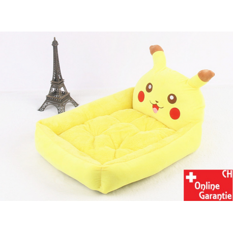 Pokémon Pikachu Katzen Katzenbett Schlafplatz Hunde Hundebett Tierbett Zubehör Fan