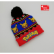 Pokémon Pikachu Wintermütze mit Bommel und Pokébällen Schrägansicht