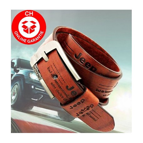 Jeep Auto Gurt Gürtel Kleidung Fan Liebhaber Kunstleder Fan Accessoire Zubehör
