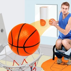 Toiletten Basketball Set für Klo WC Toilette Basketballkorb Bälle Bad Badezimmer Geschenk