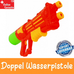 Grosse Wasserpistole Wassergewehr XXL Sommer Spielzeug Wasser Pistole Doppel Gewehr