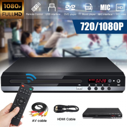 Full-HD DVD-Player HDMI-Anschluss 1080P DVD Player Upscaling Videoskalierer
