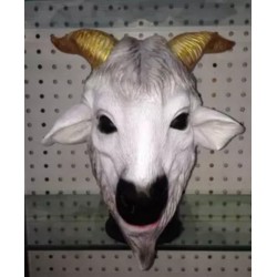 Schaf Maske Schafmaske Latex Tiermaske Neu Fasnacht Party Lustig