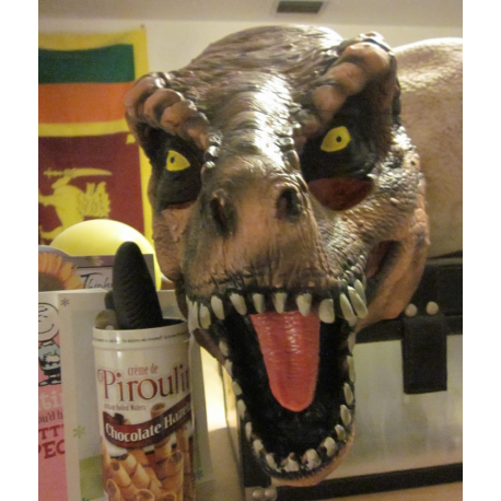Tyrannosaurus Rex Dino Maske Original Dinosaurier Jurassic Park World T-Rex Latex Tiermaske Fasnacht Party Halloween
