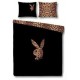 Playboy Bettwäsche Bett Wäsche Bunny Leopard Satin glatt 135 x 200 cm Geschenk