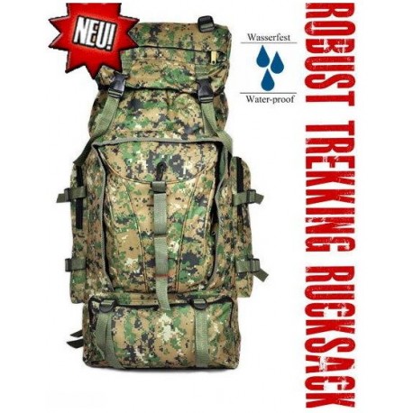 Militär Rucksack Camouflage Tarn Militärrucksack Wandern Camping Reisen Trekking 81L