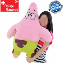 Bob l'Éponge Patrick Star Peluche Géante XXL 100 cm Doudou