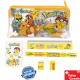 Pokémon Schul Set mit Tasche Stift Aufkleber Anspitzer Radiergummi Etui Pikachu Schule