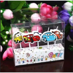 Cars Lightning McQueen Kerzen Set 5tlg. Kuchen Torte Geburtstag Kerze Auto Junge Kind Autos