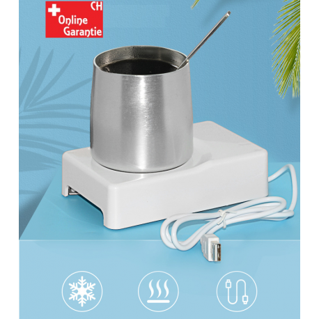 USB Cooler & Warmer Untersetzer heiss kalt doppeltem Verwendungszweck Getränke Gagdet Computer