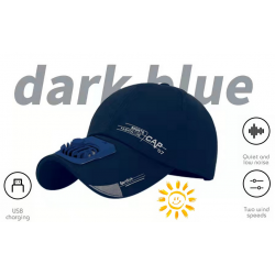 Ventilator Cap USB Wiederaufladbar Verstellbare Geschwindigkeit Fan Sommer Mütze Gadget
