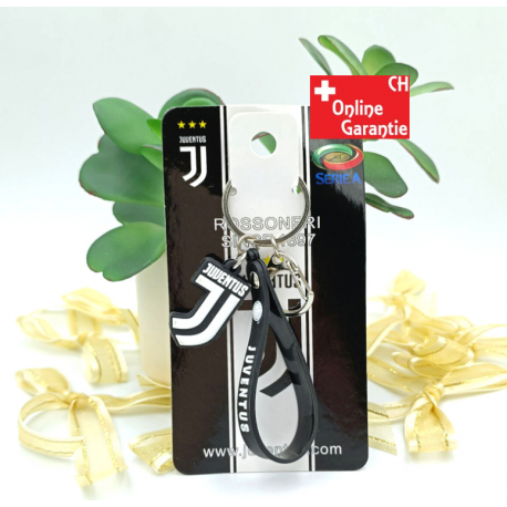 Juventus Turin Schlüsselanhänger Juve Fussball Fan Zubehör Wappen Fanartikel Accessoire