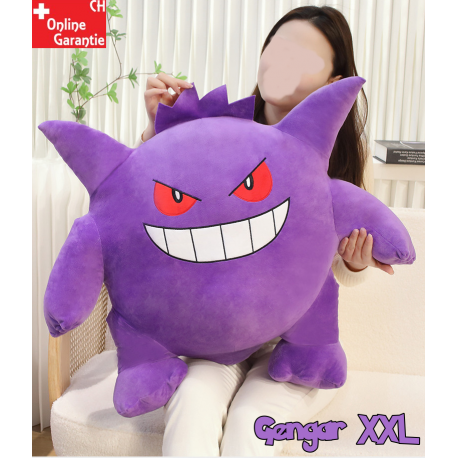 Pokémon Gengar Kuscheltier XXL 80 cm Riesen Plüschtier für Fans