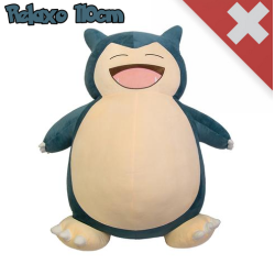 Relaxo XXL Plüschtier Pokémon Kuscheltier Pokemon Plüsch Snorlax Stofftier 110cm