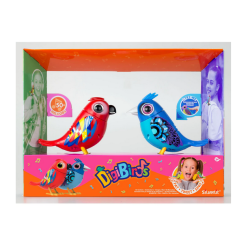 DigiBirds II Twin Pack Interaktive Spielzeugvögel mit über 50 Melodien
