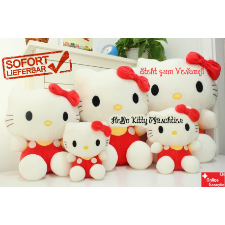 Hello Kitty XXL Kuscheltier 100 cm – Der wahre Held für Ihr Zimmer: kuschelig und riesig!