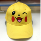 Pokemon Pokémon Pikachu Baseball Cap Basketball Mütze Kappe Fan Erwachsene Gelb Smile Happy