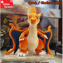 Pokémon Glurak Plüsch Kuscheltier 150cm Plüschtier Pokemon Charizard XXL Stofftier XXXL