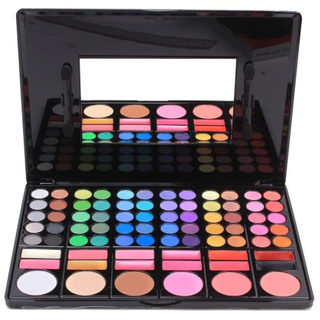 Augen Make-up Palette 78 Farben Eyeshadow Lidschatten Profi Palette Kosmetik Reisen