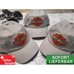 Harley-Davidson Motorcycle Kappe Harley Cap Mütze Biker Beige