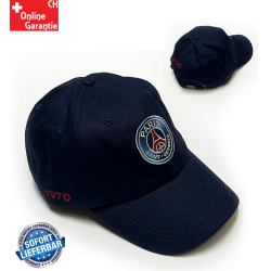 Paris Saint-Germain Cap PSG Kappe Mütze 1970 Grösse verstellbar Fanartikel