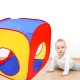 Tragbares Zelt Kind Pop-Up Spielzelt Kinder Wurfzelt Tunnel Spielzeug Mehrfarbig