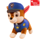 Chase von PAW Patrol als Plüschtier – ca. 40 cm sitzend mit Uniform und Mütze