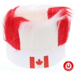 Kanada Stirnband Kopfband Perücke Team Canada Fan Hut Flagge Fanartikel