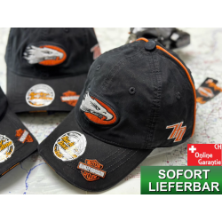 Harley-Davidson Cap Screamin' Eagle Schwarz-Orange