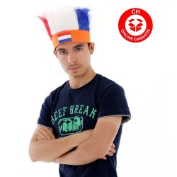 Holland Stirnband Perücke Niederlande Fan Strubbelhaar Netherlands Kopfband Fanartikel