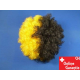 Gelb Schwarz Perücke Afro Haar YB Bern Fan Mütze Schwarzgelb Gelbschwarz Accessoire Fanartikel