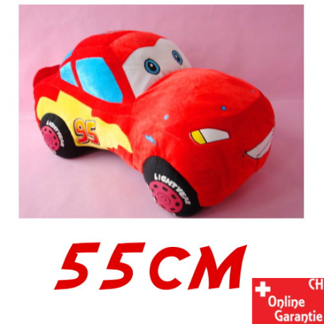 Pixar Cars Lightning McQueen Peluche  55cm plus grand