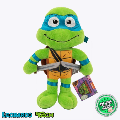 Teenage Mutant Ninja Turtles Leonardo Plüsch TMNT Plüschtier 42cm Kuscheltier Schidkröten Stofftier