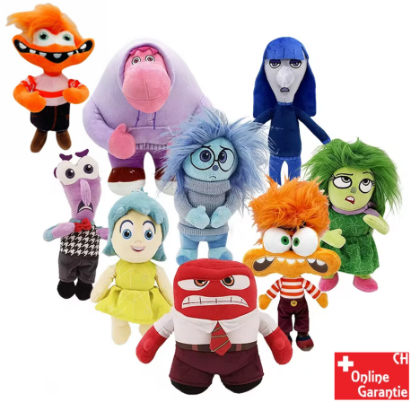 Vice-Versa ensemble de jouets en peluche 9 pièces