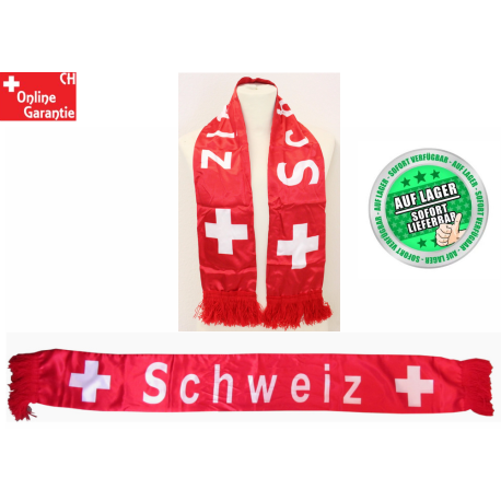 Schweiz Schal Fan Hopp Schwiiz Fanartikel