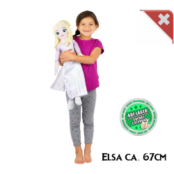 Disney La Reine des Neiges Elsa Peluche 67 cm Poupée XXL Jouet Fille