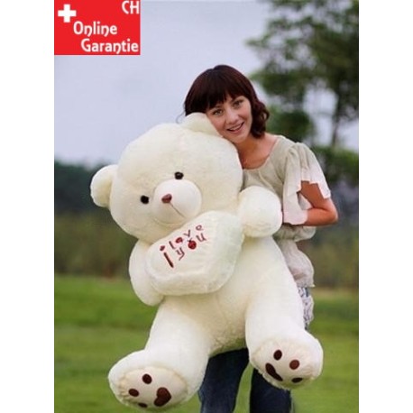 Teddybär I Love You Plüsch Herz Ich Liebe dich ILY Bär Plüschtier