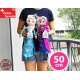 Disney La Reine des Neiges peluches Elsa et Anna 50 cm, set Frozen câlin, jouet adorable, cadeau parfait pour enfants et fans.
