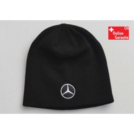 Mercedes-Benz Bonnet Benz Noir Voiture Beanie Accessoire Article de Fan