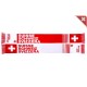 Schweiz Suisse Svizzera Foulard Hop Suisse Article de Fan Jacquard Qualité