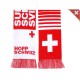 Schweiz Suisse Svizzera Foulard Hop Suisse Article de Fan Jacquard Qualité