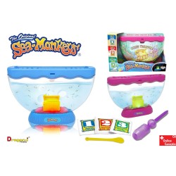 Sea Monkeys Ocean Treasure Aquarium Lumière LED Crabes Récipient Préhistoriques